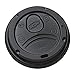 Dixie D9542B Dome Lid for 10-16 ounce PerfecTouch Cups and 12-20 Ounce Paper Hot Cups. Black. 200 Lids per Pack