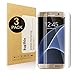 [3-Pack] Galaxy S7 Edge Screen Protector [Not Glass],SupThin [Full Coverage][Case Friendly][Anti-Scratch] Wet Applied Screen Protector for Samsung Galaxy S7 Edge Clear HD Anti-Bubble Film