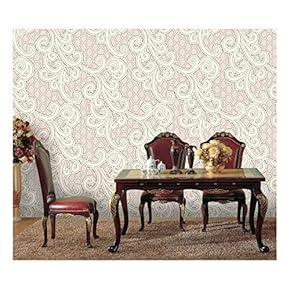 Large Wall Mural - Seamless Floral Pattern | Self-Adhesive Vinyl Wallpaper/Removable Modern Decorating Wall Art - 66" x 96"