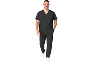 M&M SCRUBS Men Scrub Set Medical Scrub Top and Pants