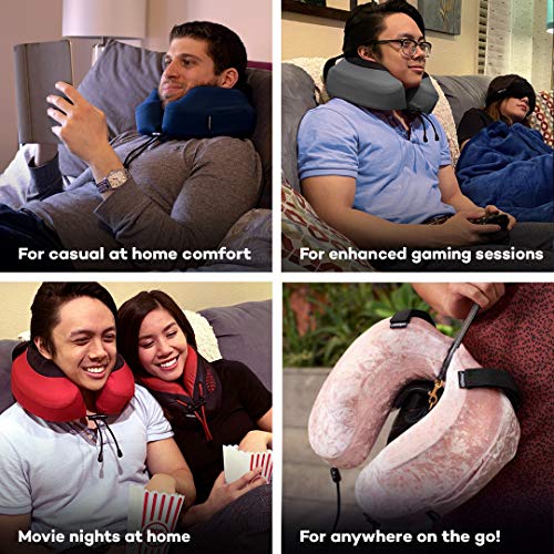Cabeau Evolution S3 Travel Pillow, Memory Foam Airplane Neck Pillow for Travel, Home, Office