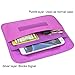 Wisdompro Faraday Bag, RFID Signal Blocking Bag Shielding Cage Pouch Wallet Case for Cell Phone Privacy Protection and Car Key FOB, Anti-Tracking, Anti-Spying Case Blocker - Purple