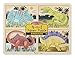Melissa & Doug Dinosaurs 4-in-1 Wooden Jigsaw Puzzles With Storage Tray (16 pcs)