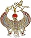 bonballoon Egyptian Horus Jewelry Necklace Ankh Huge Xxxl Solid Metal Brass Handmade Egypt 102