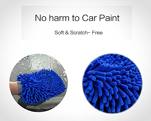 AYAOQIANG Car Wash Pressure Washer Adjustable Foam Cannon 1 Liter Bottle, 1/4 Quick Connector Foam Blaster for Pressure Washer Gun,5 Pressure Washer Nozzles for Cleaning with Glove