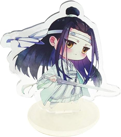 Amazon アクリルスタンド 魔道祖師風 陳情令 魔道祖師グッズ 藍忘機 魏無羨 飾り 萌グッズ 日常 装飾品 かっこいい 約8cm 軽量 プレゼント 藍忘機 避塵 アニメ 萌えグッズ 通販