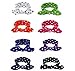 Lanzom Women Wide Brim UV Protection Summer Sun Hat Beach Visor Cap UPF 50+(A-Rose)