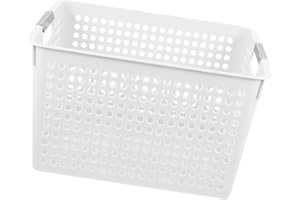 OSOLADY Large Handheld Plastic Laundry Basket for Clothes and Sundries Wear Resistant Sturdy Storage Bin for