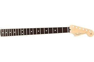 Fender American Channel Bound Stratocaster Neck, Modern C, 21 Medium Jumbo Frets, Rosewood Fingerboard