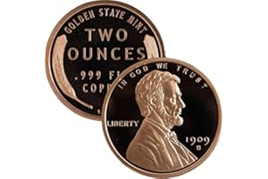 JIG PRO SHOP 2 oz .999 Pure Copper Medallion (Lincoln Wheat)