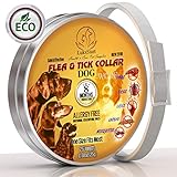 bio Pest control Collar for Dogs: Hypoallergenic Adjustable Waterproof protection from 500 species of insects. One Size Fits ALL! Enhanced with Natural Oil