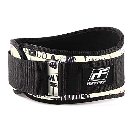 RitFit Weight Lifting Belt for Women- 6-inch Firm & Comfortable Back Support, Best for Workouts at The Gym…
