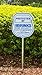 1 Authentic Home Security Yard Sign and 4 Reflective Stickers