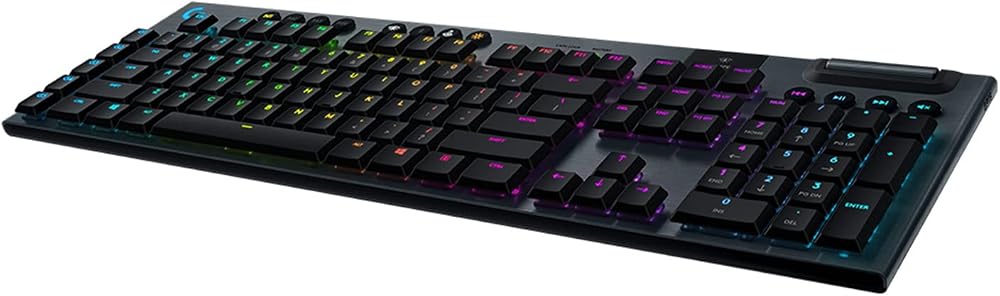 Logitech G915 Lightspeed Wireless Mechanical Keyboard UK QWERTY Black