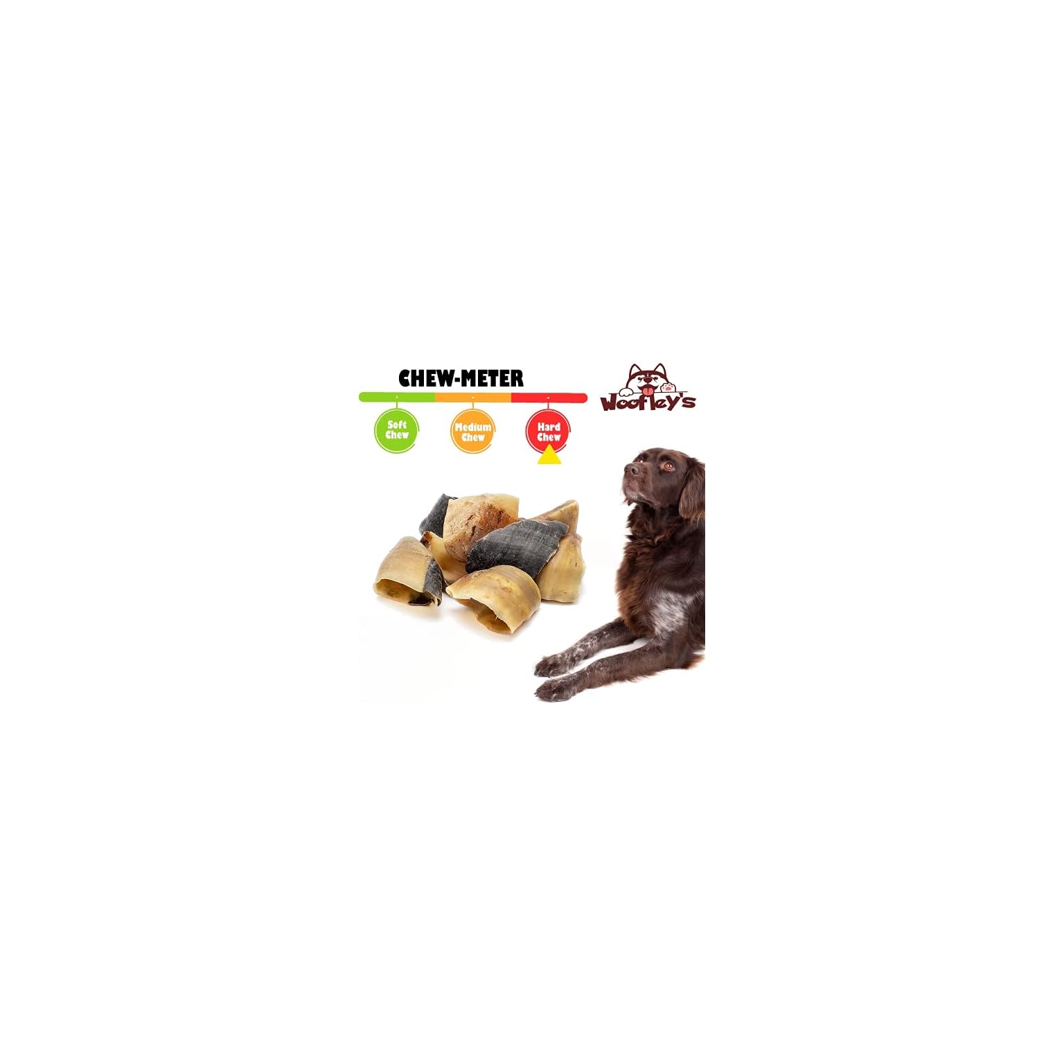 Cow Hooves (10 Count) Premium Hooves For Dogs Beef Hoof Dog Chews