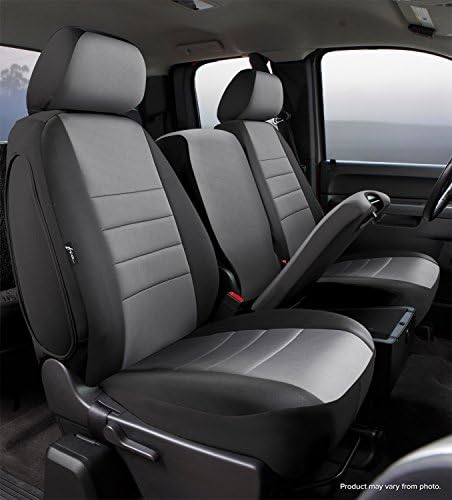 FIA NP99-42 Gray Custom Fit Cover, Front Split Seat 40/20/40-Neoprene (Black w Insert)