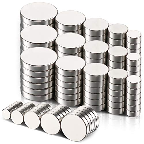 DIYMAG Refrigerator Magnets 80PCS, 5 Different