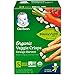 Gerber Graduates Organic Veggie Crisps, Orange, 5 Count (Pack of 2)