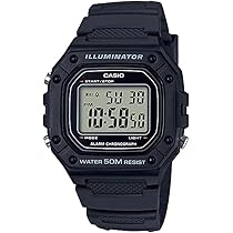 Casio Men's W-218H-1AVCF Classic Digital Display Quartz Black