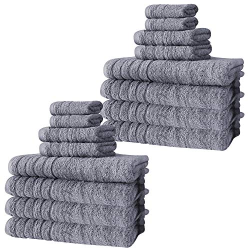 Towels Beyond Luxury Towel Set for Bathroom, 100 Turkish Cotton