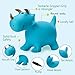 Babe Fairy Horse Hopper Ride-on Toddlers Toys for Children,Jumping Horse,Inflatable Bouncer Seat (Blue Triceratops)