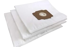 GULUANT 3 Pack Replacement 110056 Central Vacuum Cleaner Bag for Frigidaire FGC460SQ FGCV315SQ FGCV319SQ FCV520S FCV212S for Eureka CV-Mini-CV312OF CV5500-CV3121H CV6500I-CV3291L CVS5000 Models