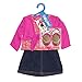The Springfield Collection by Fibre-Craft Denim Skirt Outfit, Pink Shirt and Polka Dot Shoes