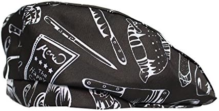 Drewliet Personalized Peaked Hat Work Cap Beret Kitchen Cooking Practical Catering Chef Hat