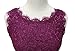 Berydress Sleeveless Sheath Short Lace Dresses for Women (US14, Purple)
