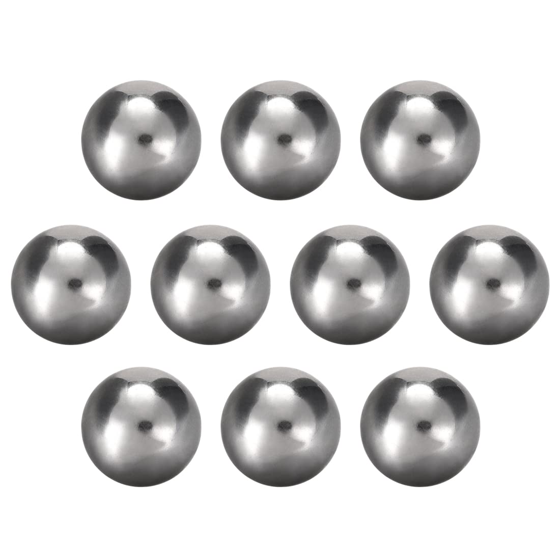 sourcing map Precision Chrome Steel Bearing Balls 17mm G10 10pcs