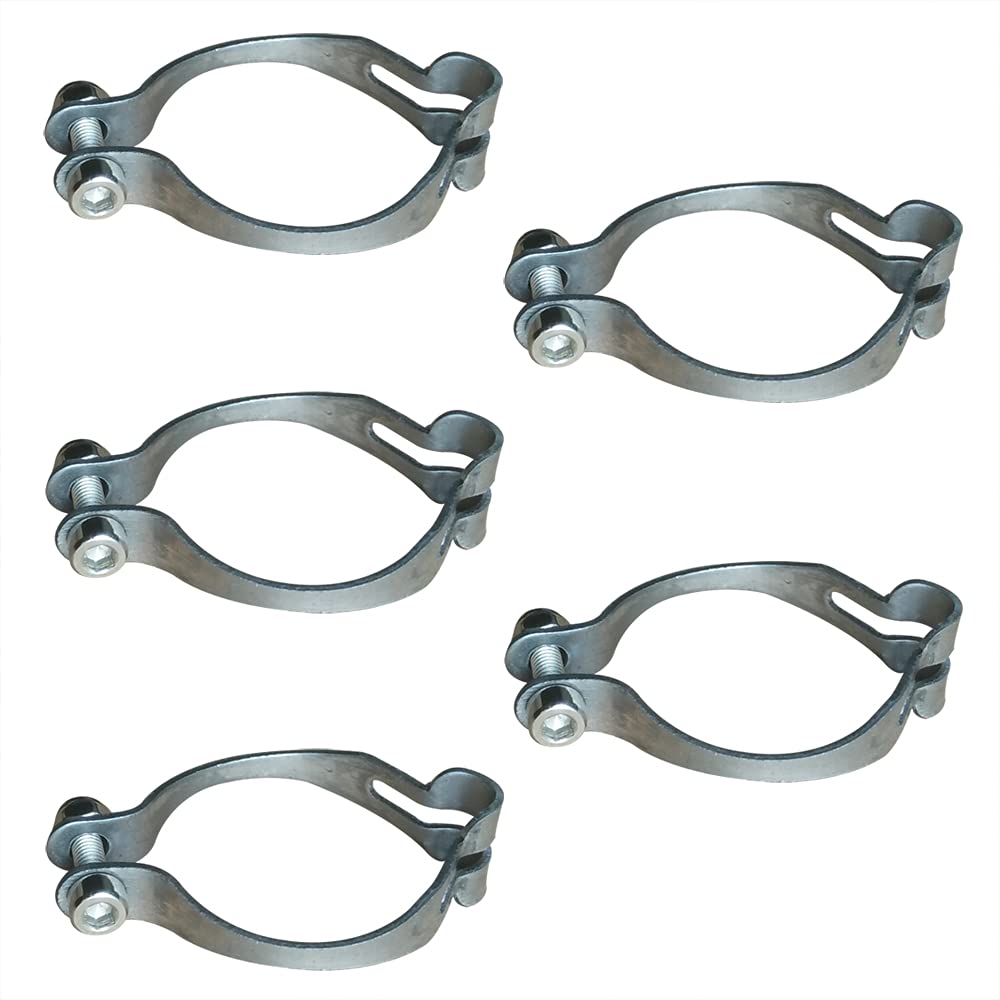 Lotatheta 5 Sets Metal Ring Firmly to Frame MTB Bike Cable Guide Brake Cable Shift Cable Derailleur Cable Base Guide Clip Fitting Line Tube Housing Durable