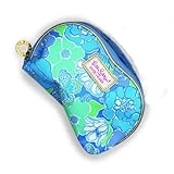 Lilly Pulitzer for Estee Lauder Collection Cosmetic Makeup Bag (Blue Flower)