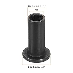 uxcell M6 T-Nuts, 10pcs Carbon Steel Hex Socket