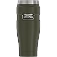 THERMOS Stainless King Vacuum-Insulated Travel Tumbler, 16 Ounce, Matte Green