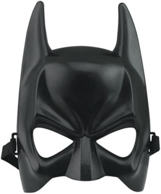 PTCMART Black Plastic Batman Mask