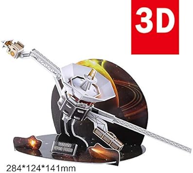 Leoie 3D Three-Dimensional Paper Aerospace Globe Solar System Puzzle Educational DIY Toy Gift for Children Adult 4#