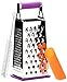 CookItFast BWK-3A Cheese Grater Box, Cleaning Brush and Silicone Garlic Peeler Bundle