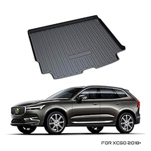 YEE PIN Kofferbakmat voor Volvo XC60 SPA 2018-2019 | Zijbescherming TPO-materiaal laadruimschaal beschermmat voor veilig…
