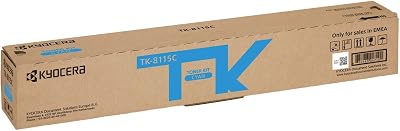 KYOCERA TK-8115C Cyan Laser Toner Cartridge for Ecosys M8124 M8130