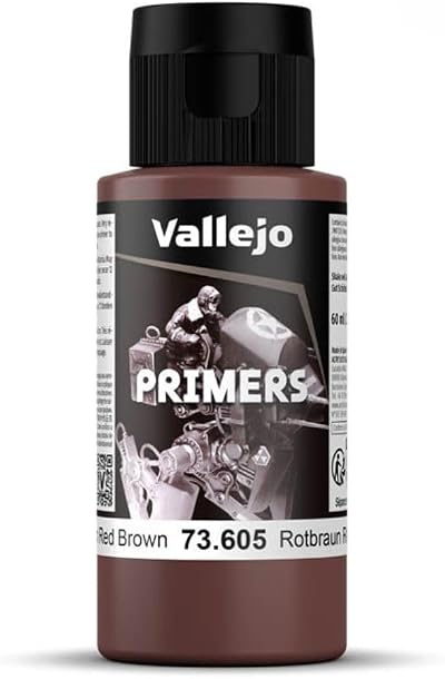 Vallejo Model Color 60 ml Polyurethane Primer German Red Brown