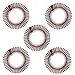 5 pcs set Hair Comb Headbands Stretch Flexible Plastic Circle