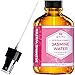 Jasmine Water Facial Toner by Leven Rose, 100% Pure Organic Natural, Anti-Aging Alcohol Free Hydrosol Balances pH, Heals Acne & Age Spots, Soothes Dry Skin Naturally & Boosts Elasticity 4 oz