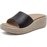 ABEO Solstice Slide Platform Sandals | Slip On Sandals Women | Espadrilles for Women | Sandals Women Dressy | Summer Shoes for Women | Built In Orthotic Insoles