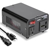 LVYUAN Voltage Transformer Converter 500 Watt Step Up/Down Convert from 110-120 Volt to 220-240 Volt and from 220-240 Volt to 110-120 Volt with US Outlet, Universal Outlet, Circuit Breaker