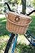 Boardwalk Bike Co.. - Wicker Bike Basket for Cruisers, Good for Dogs, Picnics, Schwinn, Women Bicycle Front Accessory