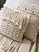 Boho Throw Pillows Macrame Pillow Tassel Handmade Knit Pillowcases Floor Cushion 15.7in15.8in (Tassel) (Tassel)