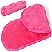 Makeup Remover Cloth Clean Towel, Reusable Facial Cleansing Towel - Chemical Free, Remove Makeup Instantly with Just Water Satisfaction Guaranty (1 Rosy)