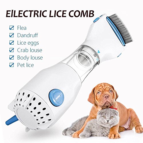 Candora Electric Brush Comb Pet Dog Cat Tool + 3 Filters