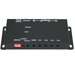 Toughsty™ 4Ch Mini Color Video Quad Splitter