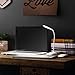 LED Desk Lamp - Wireless USB-Rechargeable, 3-Step Brightness, Minimalist Design Ergonomic Table Lamp, Ideal for Work, Read or Rest